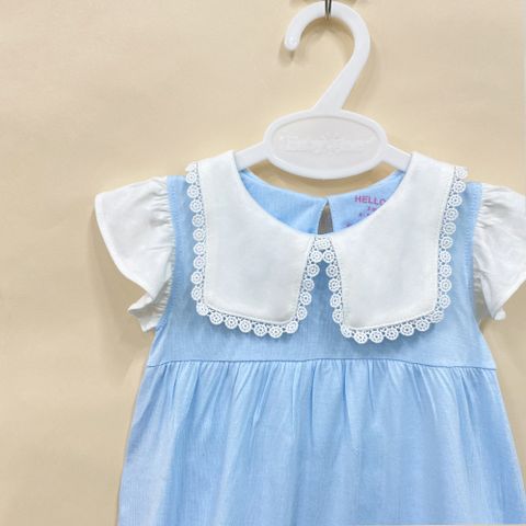  Áo body bé gái bâu vuông 1710 - HELLO BnB 