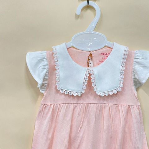  Áo body bé gái bâu vuông 1710 - HELLO BnB 