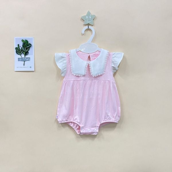 Áo body bé gái bâu vuông 1710 - HELLO BnB 