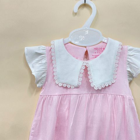  Áo body bé gái bâu vuông 1710 - HELLO BnB 