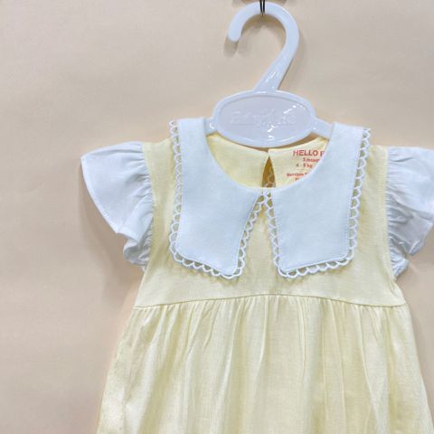  Áo body bé gái bâu vuông 1710 - HELLO BnB 