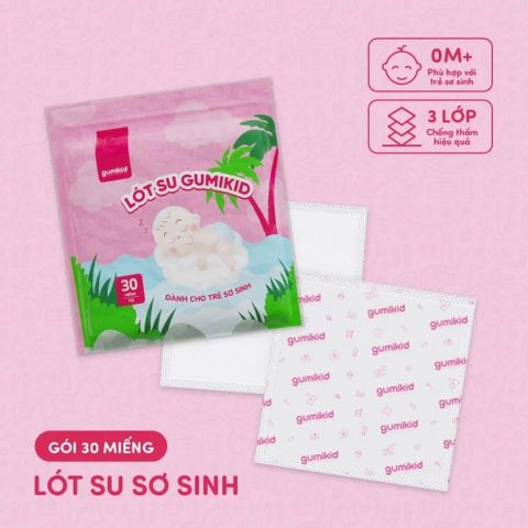  Gói tấm lót su GumiKid (30 miếng/gói) 