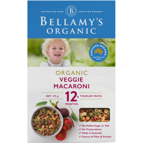  Nui dinh dưỡng hữu cơ từ lúa mì Semolina và rau củ 175g 