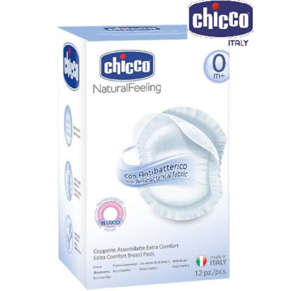  Miếng lót thấm sữa chống khuẩn 12pcs Chicco 