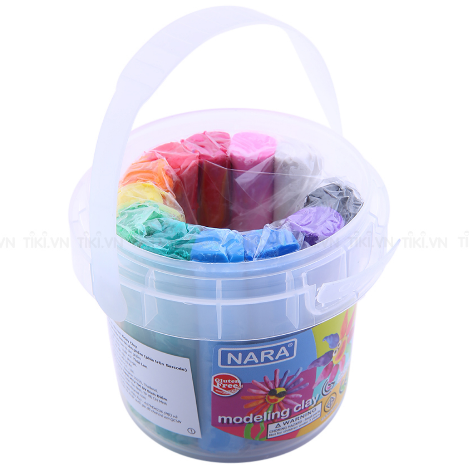  Đất nặn 12 màu Kiddy Clay 200g BK20012 