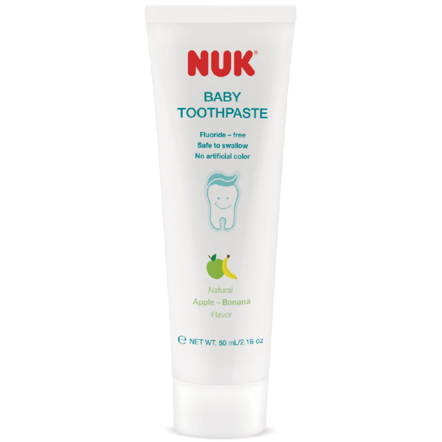  Kem đánh răng trẻ em không flouride NUK 3-36 tháng (50ml) 
