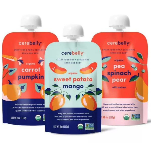  Trái cây nghiền Cerebelly Organic từ 5-7 tháng 113 g 