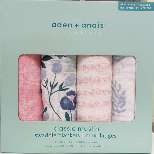  Set 4 khăn quấn Aden + Anais 