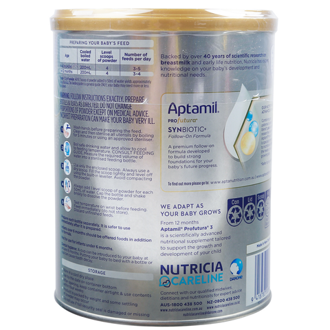  Sữa Aptamil Profutura Úc số 2 900g cho bé 6-12M 