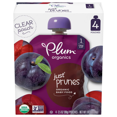  Plum Organics Stage 1 Just Prunes Baby Food 