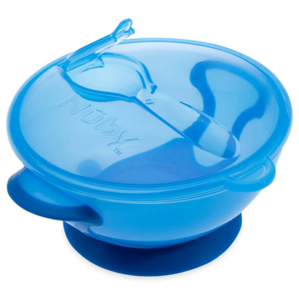  Bát kèm thìa ăn dặm bằng nhựa PP Nuby 5487 