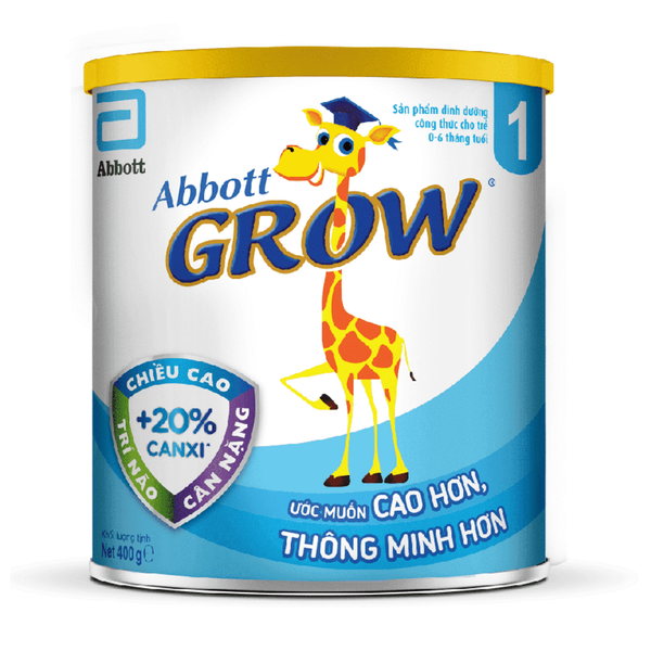  Sữa bột Abbott Grow 1 (G- Power) 400g 