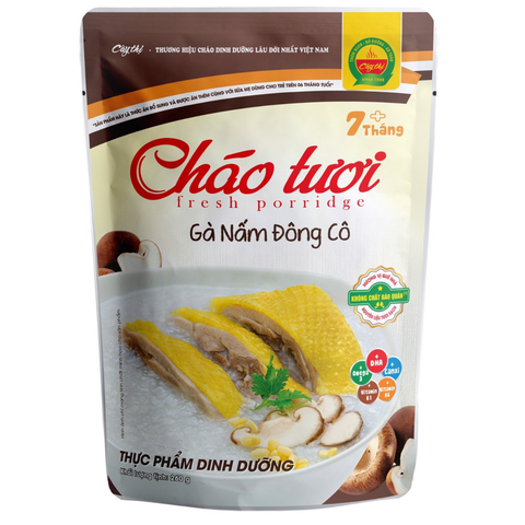 Cháo tươi Gà nấm đông cô Cây Thị 