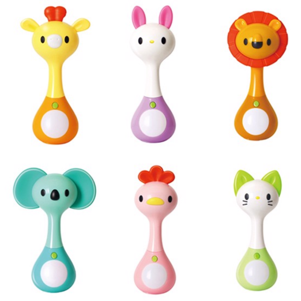  Đồ chơi xúc xắc cầm tay hình động vật các loại, có đèn và nhạc Simba 