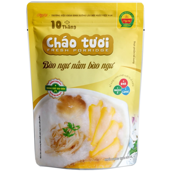  Cháo tươi bào ngư nấm bào ngư Cây Thị 
