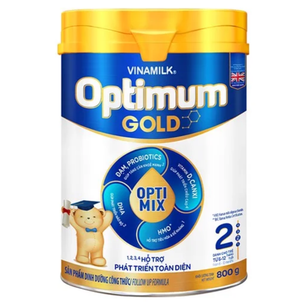  Sữa bột Optimum Gold số 2 800g (6-12 tháng) 