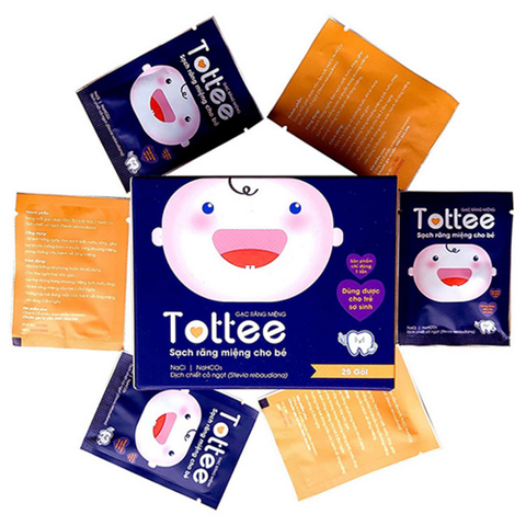  Gạc răng miệng Tottee (30 gói/hộp) 