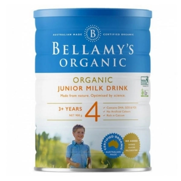  Sữa bột Bellamy's Organic số 4 900g (trên 36 tháng) 