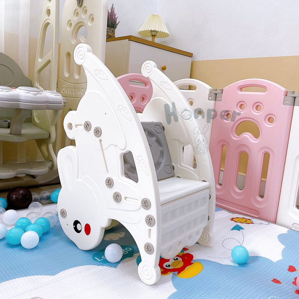  Bập bênh thỏ Honper có bàn nhạc 