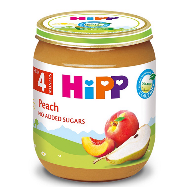  4202 - Dinh dưỡng đóng lọ Hipp Đào Tây (125g) 