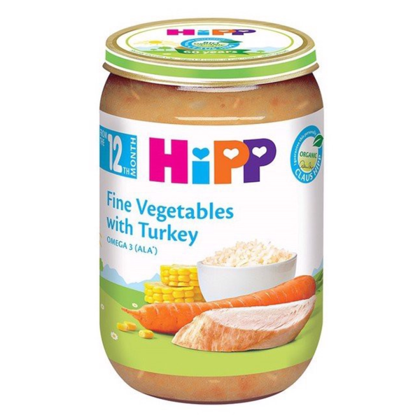  6813 - Dinh dưỡng đóng lọ thịt gà, rau tổng hợp 220g 