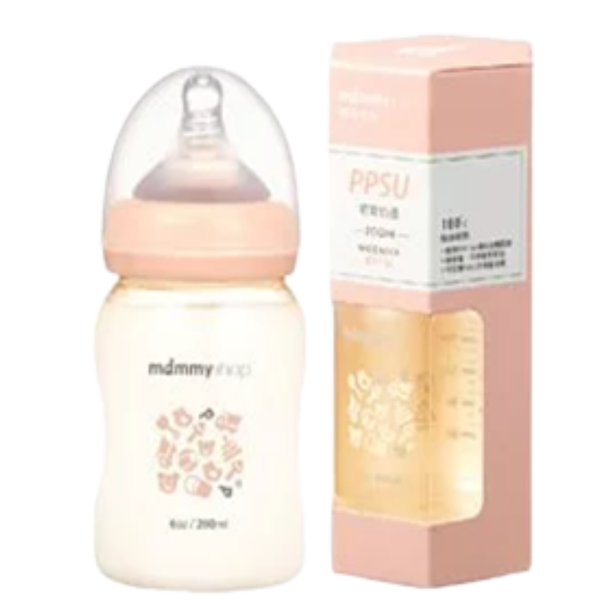  Bình sữa hồ lô cổ rộng nhựa PPSU Mammy 200ml 
