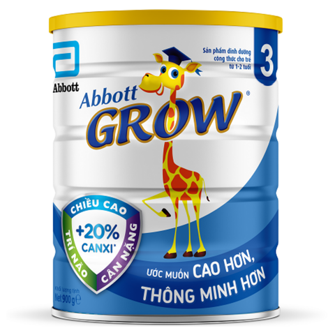  Sữa bột Abbott Grow 3 (G-Power) hương vani 900g 