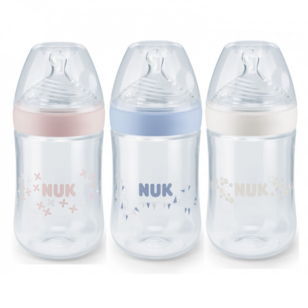  Bình sữa NUK PP Nature Sense 260ml núm ti Silicone S2 - M 