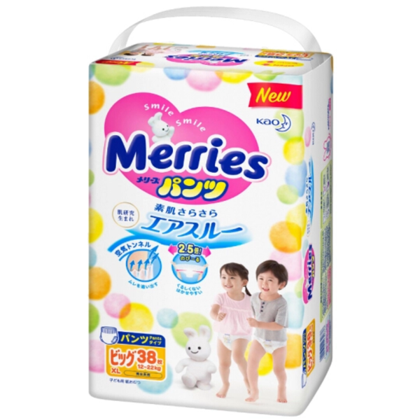  Tã quần Merries size XL 38 miếng (12 - 22kg) 