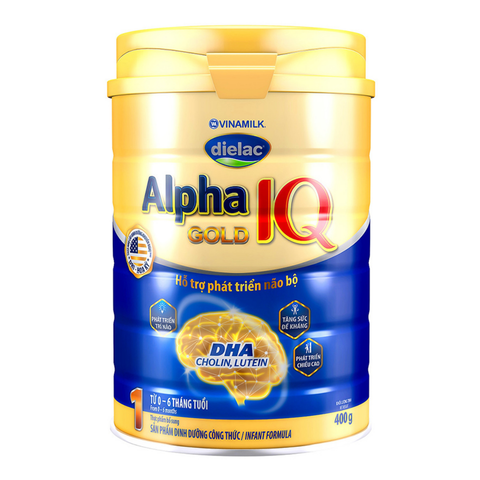  Sữa bột Dielac Alpha Gold số 1 400g (sữa non) 