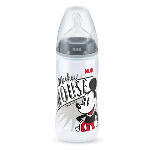  Bình sữa NUK PP Mickey 300ml núm ti Silicone S2 - M 