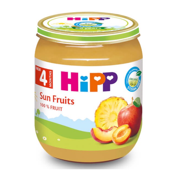  4224 - Dinh dưỡng đóng lọ Hipp trái cây nhiệt đới (125g) 