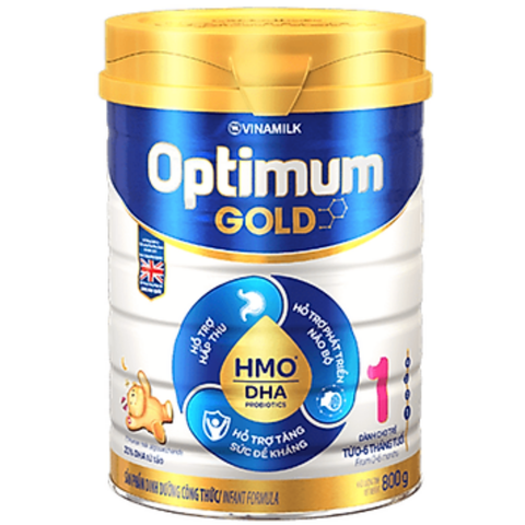  Sữa bột Optimum Gold số 1 800g (0-6 tháng) 