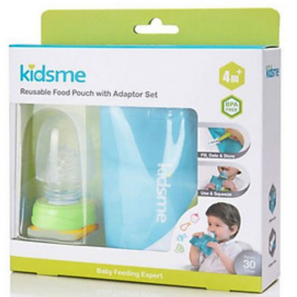  Bộ túi bóp thức ăn và ti nhai nối Kidsme 160499 