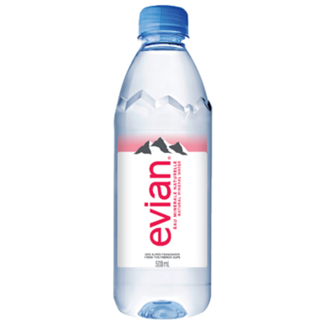  Nước khoáng thiên nhiên không ga Evian 500ml 
