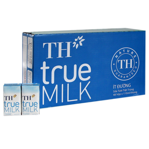  Sữa Tươi TT Có Đường TH true Milk 110 ml 