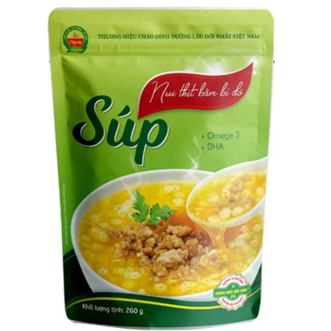  Súp nui thịt bằm bí đỏ Cây Thị 260g 