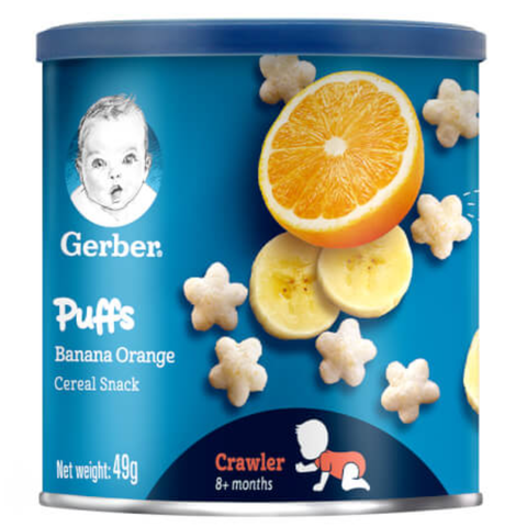  Gerber Puuffs Cam Chuối 49g 