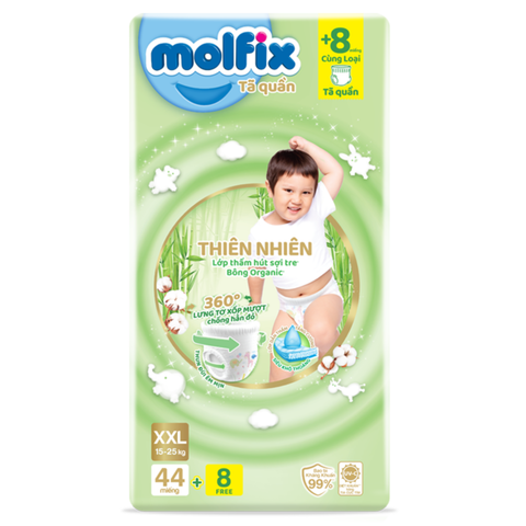  Tã quần Molfix XXL(44+8) (15-25kg) 
