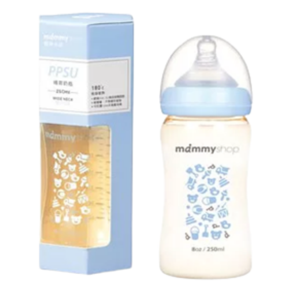  Bình sữa hồ lô cổ rộng nhựa PPSU Mammy 250ml 