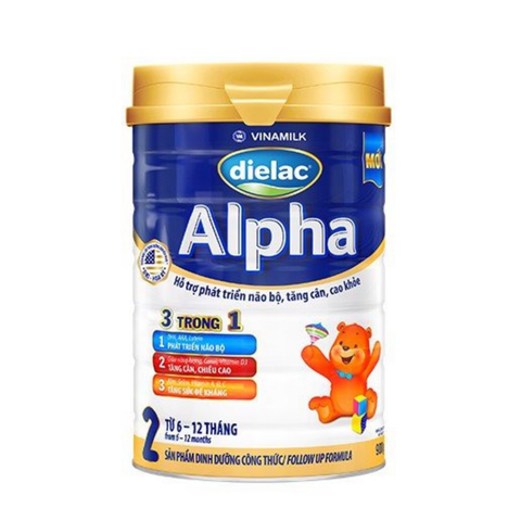  Sữa bột Dielac Alpha số 2 900g (6-12 tháng) 
