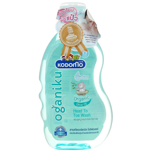  Dầu tắm gội cho bé Kodomo Oganiku 200ml 