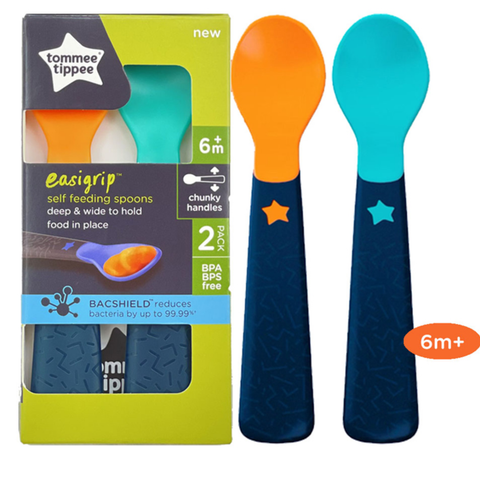  Thìa tập ăn Tommee Tippee Easigrip 6 tháng (bộ 2 thìa) 446824 