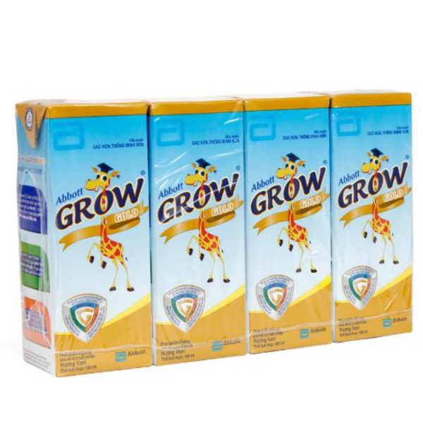  Sữa nước Abbott Grow Gold hương vani 180ml 