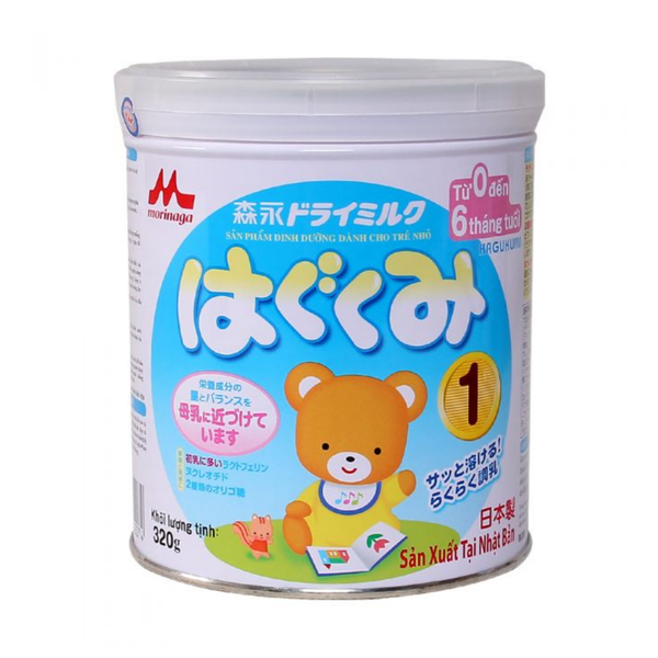  Sữa bột Morinaga Hagukumi số 1 320g (0-6 tháng) 