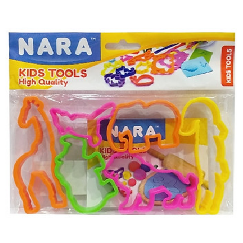  Bộ khuôn nặn 6 món Nara MO-ZOO 