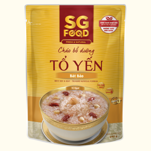  Cháo bổ dưỡng SG Food tổ yến bát bảo 240g 