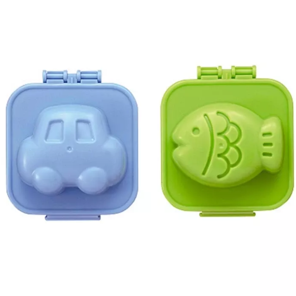  Khuôn tạo hình cơm, trứng hình cá và ô tô 