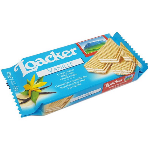  Bánh xốp classic kem vani Loacker 45g 