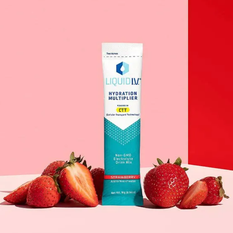  Bột điện giải vị dâu Liquid I.V. Energy Multiplier 